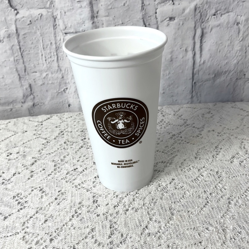 𝅺starbucks Coffee-Tea-Spices Plastic Tumbler